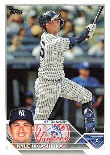 #646 Kyle Higashioka - New York Yankees - 2023 Topps Baseball