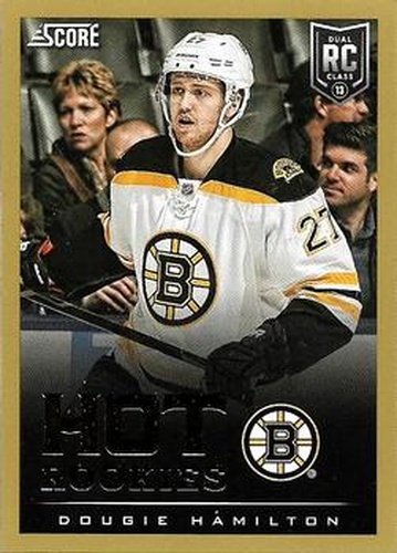 #646 Dougie Hamilton - Boston Bruins - 2013-14 Score - Gold Hockey