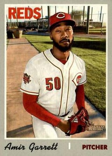 #646 Amir Garrett - Cincinnati Reds - 2019 Topps Heritage Baseball