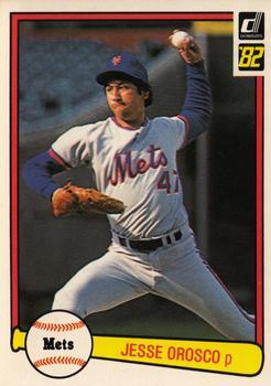 #646 Jesse Orosco - New York Mets - 1982 Donruss Baseball