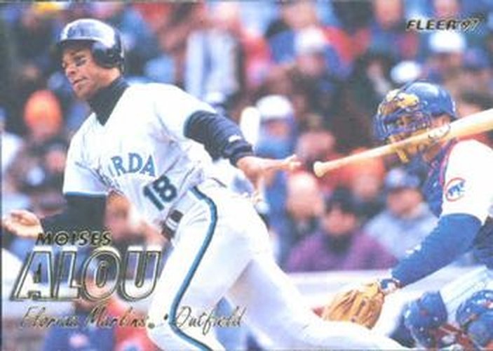 #647 Moises Alou - Florida Marlins - 1997 Fleer Baseball