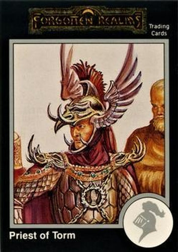 #647 Priest of Torm The True - 1991 TSR Advanced Dungeons & Dragons - Silver
