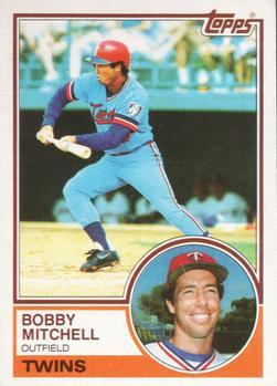 #647 Bobby Mitchell - Minnesota Twins - 1983 Topps Baseball