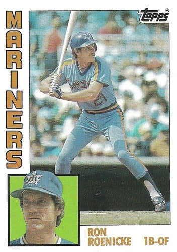 #647 Ron Roenicke - Seattle Mariners - 1984 Topps Baseball