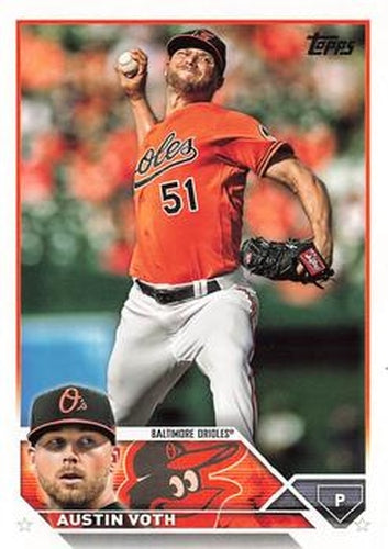 #647 Austin Voth - Baltimore Orioles - 2023 Topps Baseball