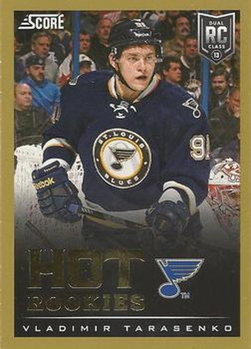 #647 Vladimir Tarasenko - St. Louis Blues - 2013-14 Score - Gold Hockey