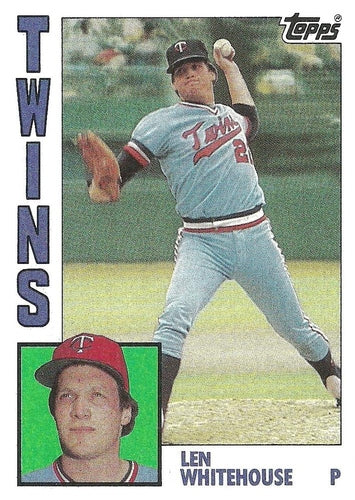 #648 Len Whitehouse - Minnesota Twins - 1984 Topps Baseball