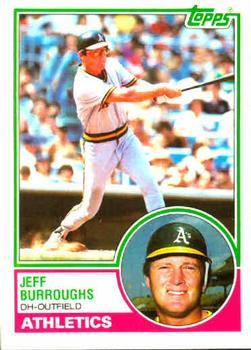 #648 Jeff Burroughs - Oakland Athletics - 1983 Topps Baseball