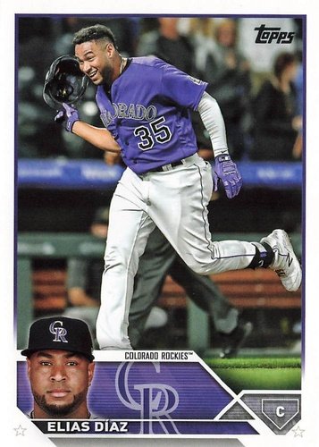 #648 Elias Díaz - Colorado Rockies - 2023 Topps Baseball