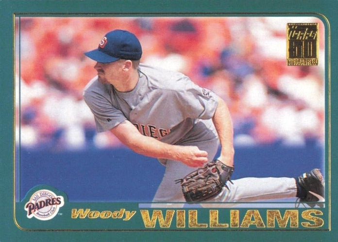 #648 Woody Williams - San Diego Padres - 2001 Topps Baseball