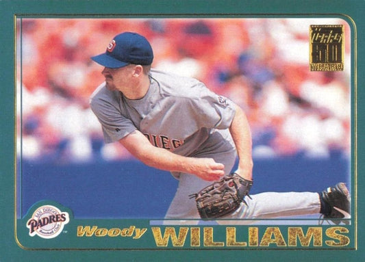 #648 Woody Williams - San Diego Padres - 2001 Topps Baseball