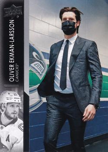 #648b Oliver Ekman-Larsson - Vancouver Canucks - 2021-22 Upper Deck Hockey