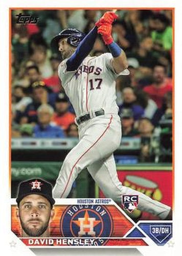 #649 David Hensley - Houston Astros - 2023 Topps Baseball
