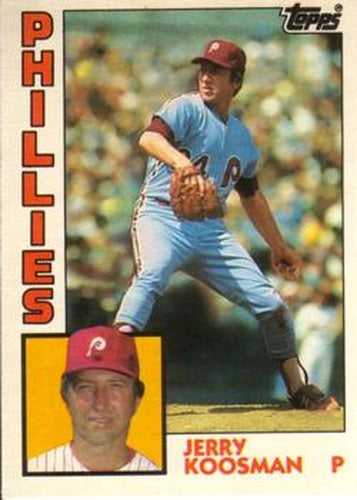 #64T Jerry Koosman - Philadelphia Phillies - 1984 Topps Traded Baseball