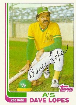 #64T Dave Lopes - Oakland Athletics - 1982 Topps Traded Baseball