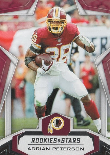 #64 Adrian Peterson - Washington Redskins - 2019 Panini Rookies & Stars Football