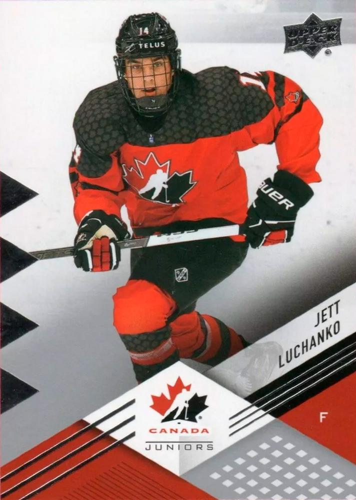 #64 Jett Luchanko - Canada - 2024 Upper Deck Team Canada Juniors Hockey