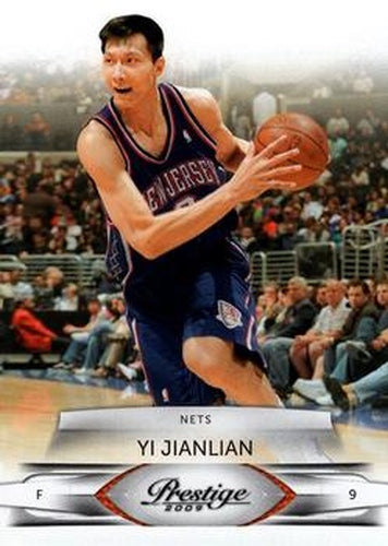#64 Yi Jianlian - New Jersey Nets - 2009-10 Panini Prestige Basketball