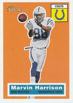 #64 Marvin Harrison - Indianapolis Colts - 2001 Topps Heritage Football