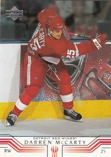 #64 Darren McCarty - Detroit Red Wings - 2001-02 Upper Deck Hockey