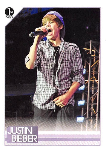 #64 For the fans that love Justin, what better tim - 2010 Panini Justin Bieber