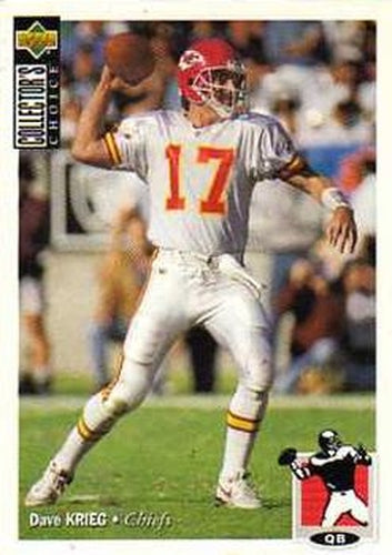 #64 Dave Krieg - Kansas City Chiefs - 1994 Collector's Choice Football