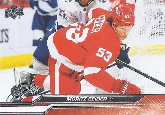 #64 Moritz Seider - Detroit Red Wings - 2023-24 Upper Deck Hockey