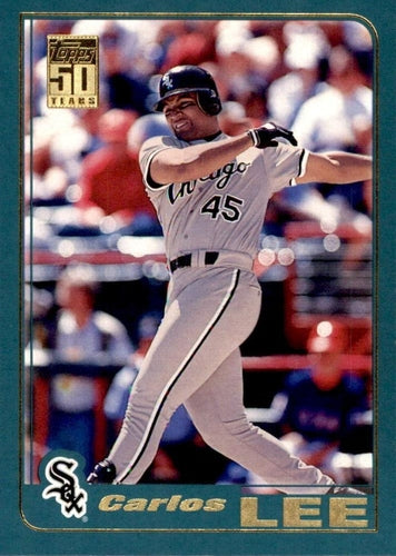 #64 Carlos Lee - Chicago White Sox - 2001 Topps Baseball
