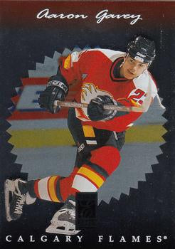 #64 Aaron Gavey - Calgary Flames - 1996-97 Donruss Elite Hockey