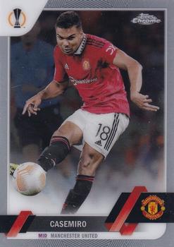 #64 Casemiro - Manchester United - 2022-23 Topps Chrome UEFA Club Competitions Soccer