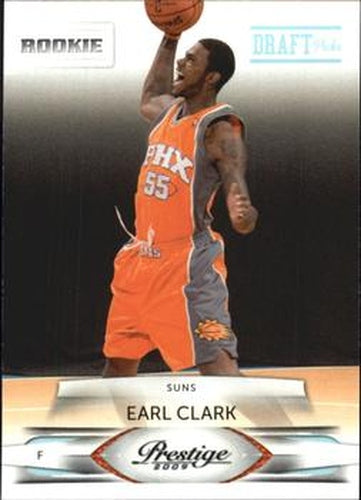 #214 Earl Clark - Phoenix Suns - 2009-10 Panini Prestige - Draft Picks Light Blue Basketball