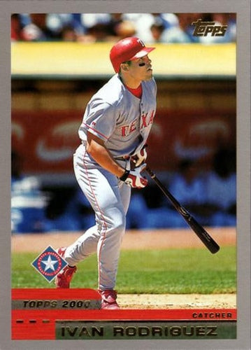 #64 Ivan Rodriguez - Texas Rangers - 2000 Topps Baseball