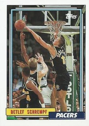 #64 Detlef Schrempf - Indiana Pacers - 1992-93 Topps Basketball