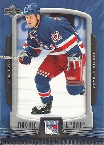 #64 Martin Straka - New York Rangers - 2005-06 Upper Deck Rookie Update Hockey