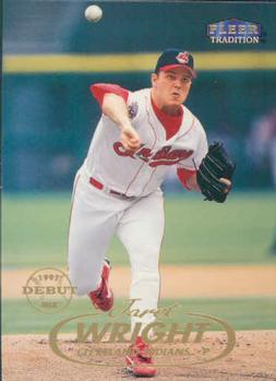 #64 Jaret Wright - Cleveland Indians - 1998 Fleer Tradition Baseball