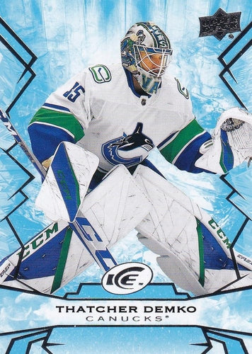 #64 Thatcher Demko - Vancouver Canucks - 2022-23 Upper Deck Ice Hockey