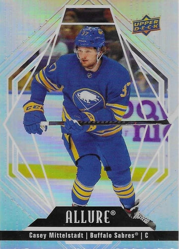 #64 Casey Mittelstadt - Buffalo Sabres - 2022-23 Upper Deck Allure Hockey