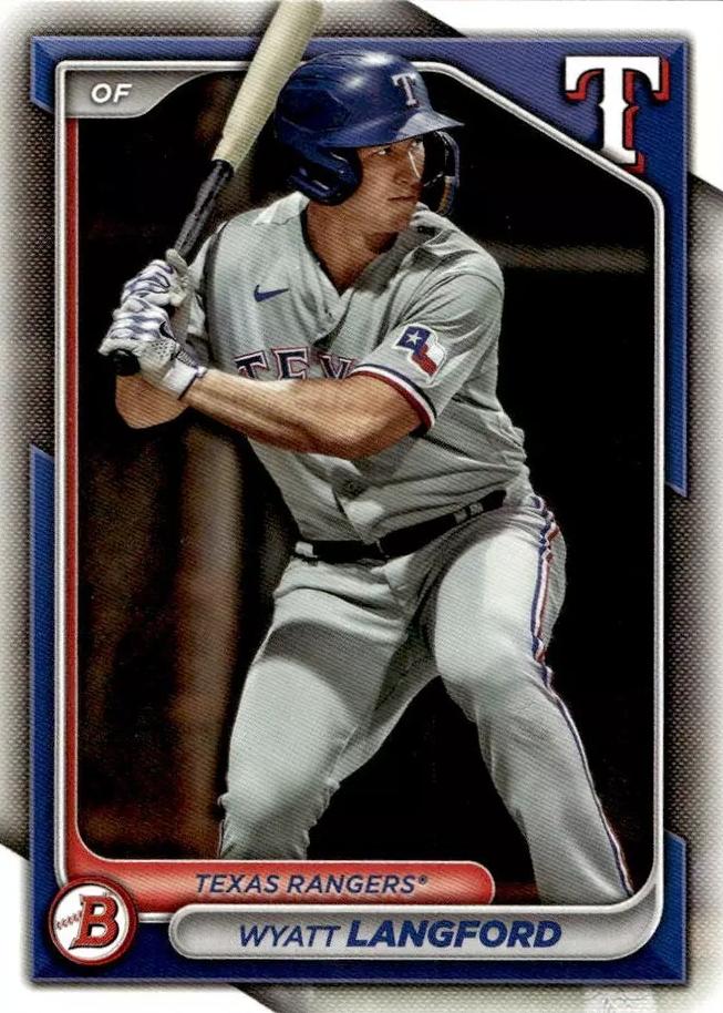#BP-64 Wyatt Langford - Texas Rangers - 2024 Bowman - Prospects Baseball