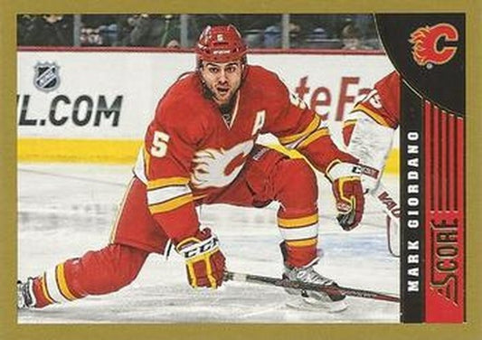 #64 Mark Giordano - Calgary Flames - 2013-14 Score - Gold Hockey