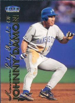 #64 Johnny Damon - Kansas City Royals - 1999 Fleer Tradition Baseball