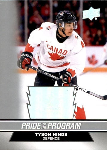 #64 Tyson Hinds - Canada - 2023 Upper Deck Team Canada Juniors Hockey