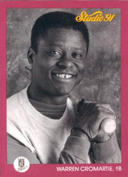 #64 Warren Cromartie - Kansas City Royals - 1991 Studio Baseball