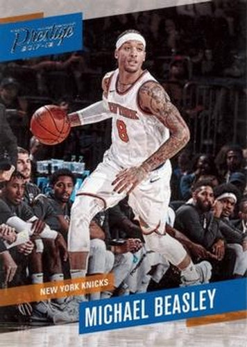 #64 Michael Beasley - New York Knicks - 2017-18 Panini Prestige Basketball