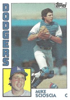 #64 Mike Scioscia - Los Angeles Dodgers - 1984 Topps Baseball
