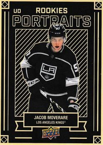 #P-64 Jacob Moverare - Los Angeles Kings - 2022-23 Upper Deck - UD Portraits Hockey