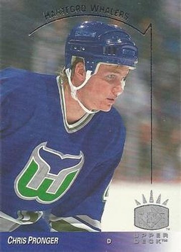 #64 Chris Pronger - Hartford Whalers - 1993-94 Upper Deck - SP Hockey