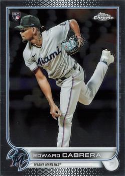 #64 Edward Cabrera - Miami Marlins - 2022 Topps Chrome Baseball