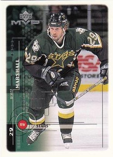 #64 Grant Marshall - Dallas Stars - 1998-99 Upper Deck MVP Hockey
