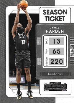 #64 James Harden - Brooklyn Nets - 2021-22 Panini Contenders Basketball