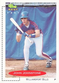 #64 John Johnstone - Williamsport Bills - 1991 Classic Best Baseball